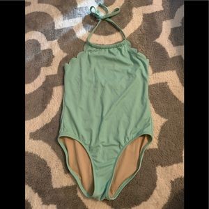 one piece girls bathing suit!